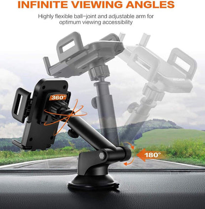 360 Base Para Poner Sujetar El Telefono En Carro Soporte Celular Movil GPS Coche