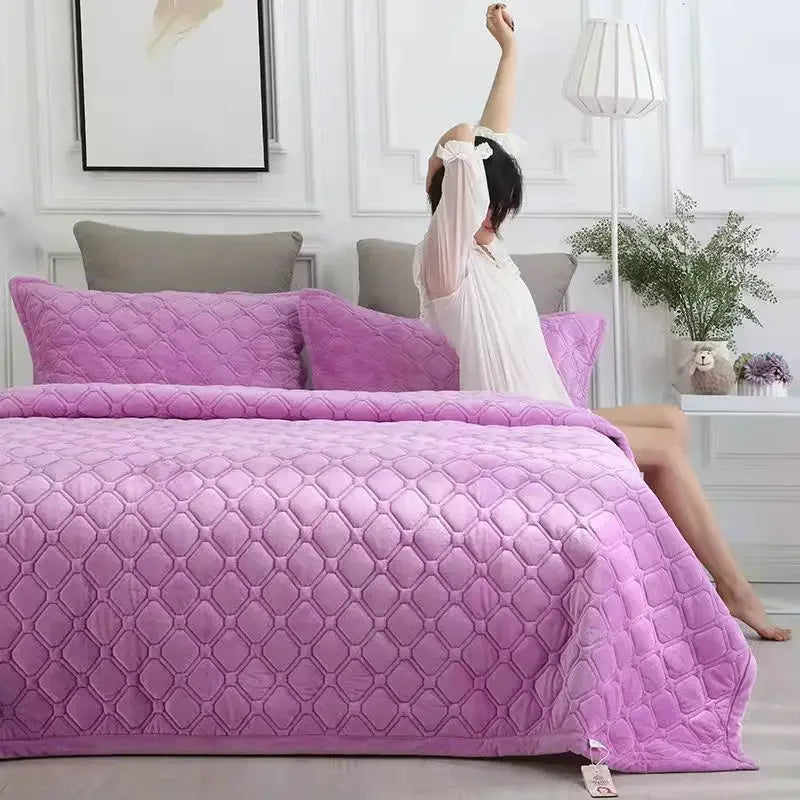 Cubrelecho Jacquard de Lujo Antideslizante™