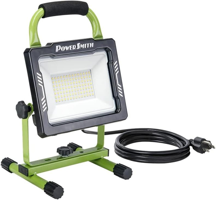 PWL160S 6000 Lumen LED Work Light with Adjustable All Metal Lamp Housing and Stand, Impact Resistant Lens and 2 Year Warranty